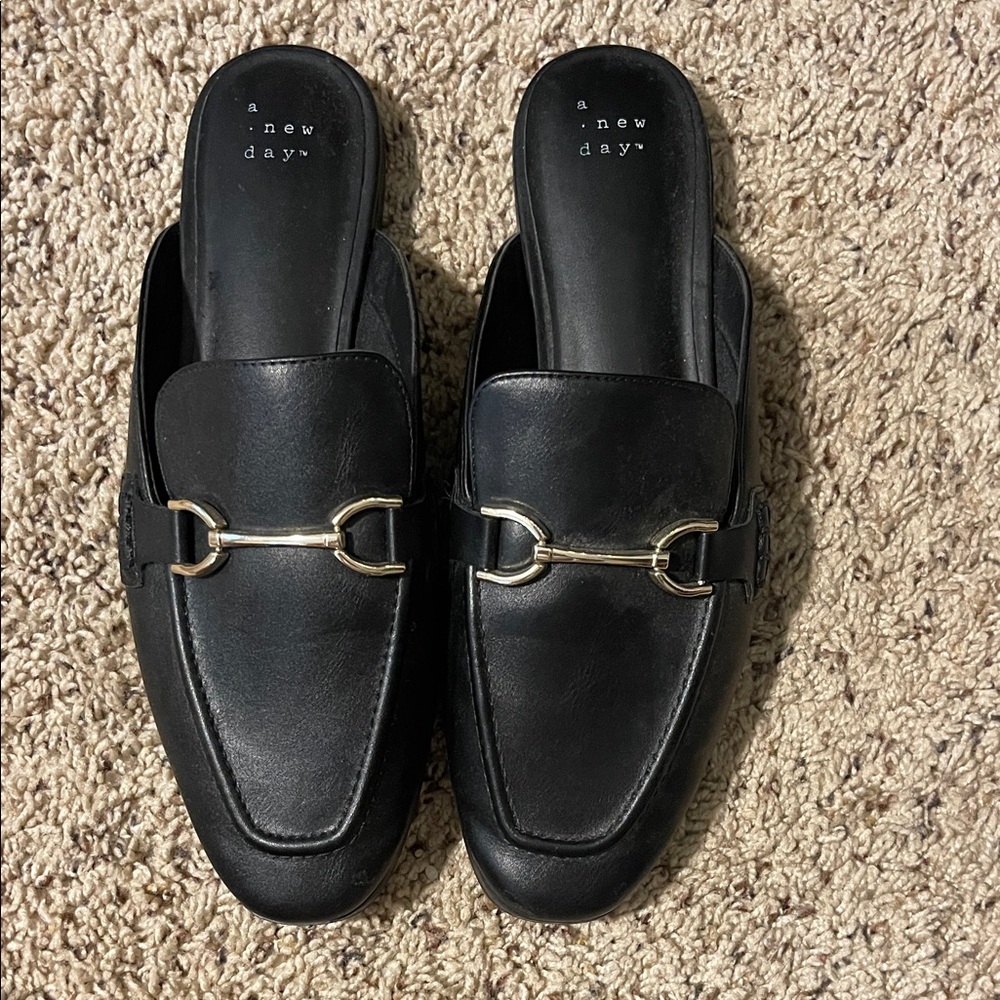Black Slip-On Loafers